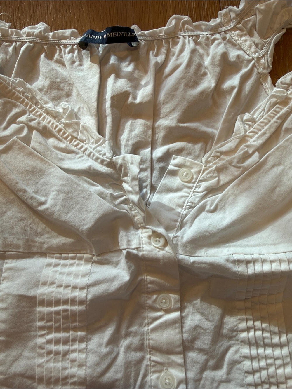 brandy melville button down tank top - Picture 3 of 4